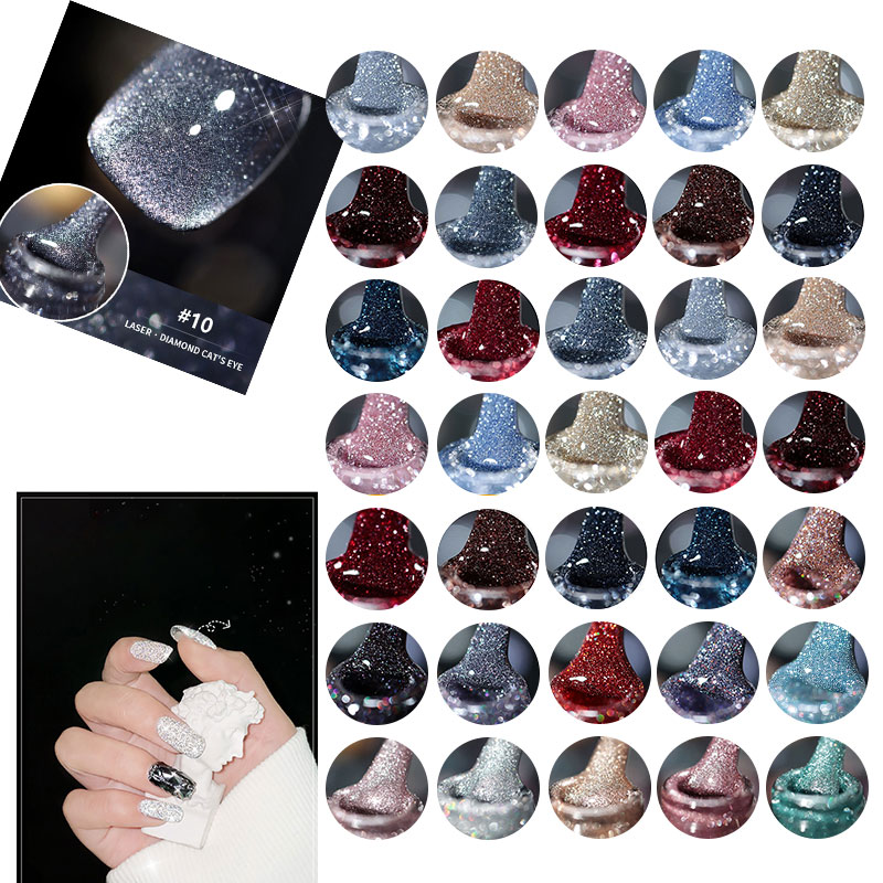 Best of Annies Gel Nail Polish Kit Set For Lamp Uv Nail Polish 2022 Rhinestone Diamond Crystal Glass Crafts 7.5ML Cat Eye Reviews & Tips