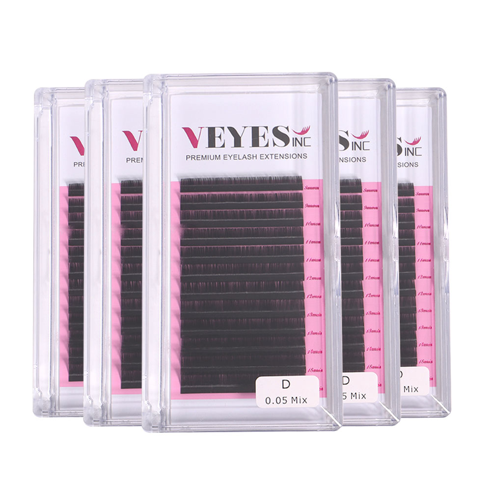 Best of Veyes Inc 5 Cases / Lot Individual Eyelash Extensions Faux Mink Lashes Veyelash Professionals Classic Soft Natural Lash Wholesale Reviews & Tips