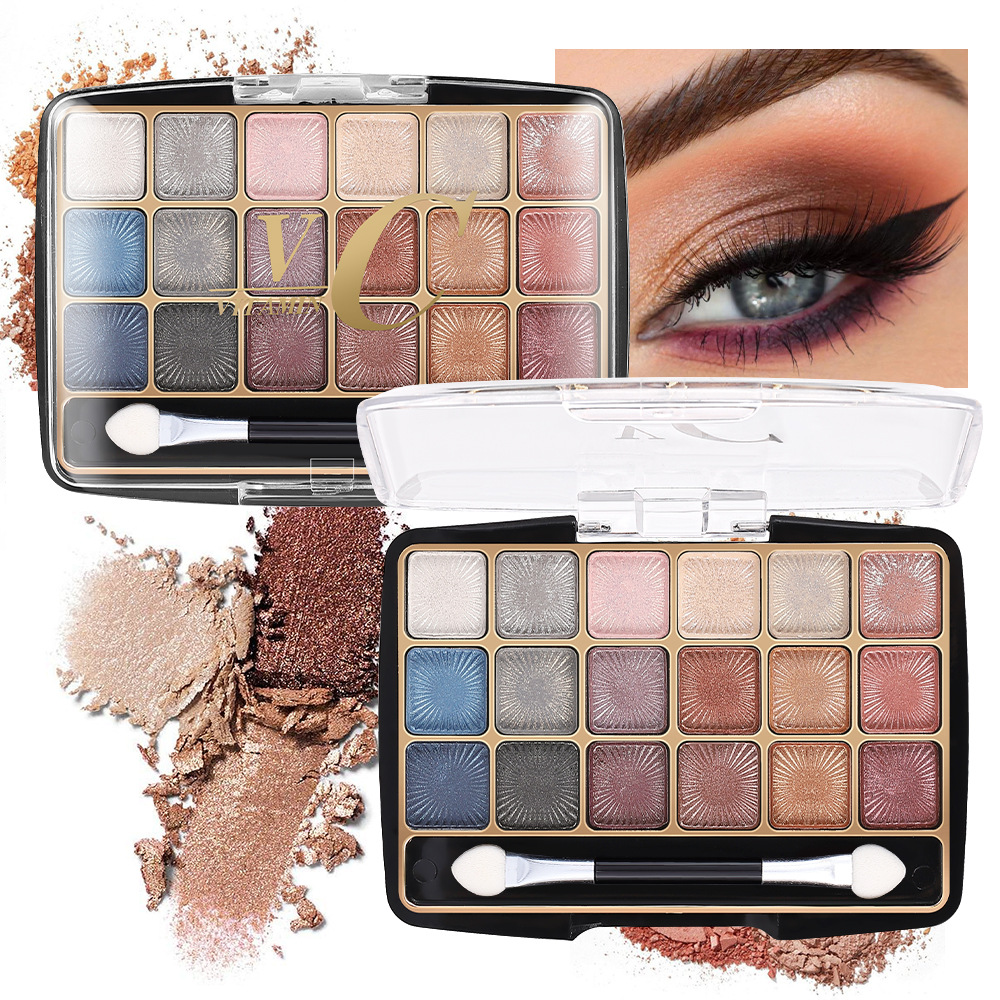 Best of 18 Colors Glitter Eyeshadow Palette Makeup-Set Glitter Nude Fashion Eye Shadow Pallete For Women Cosmetics Makeup Eyeshadow Reviews & Tips