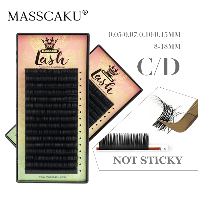 Best of MASSCAKU Lash Trays 0.05 0.07 Volume Russian PBT Korean Private Label Custom Pink Trays Individual Mink Eyelash Extension Reviews & Tips