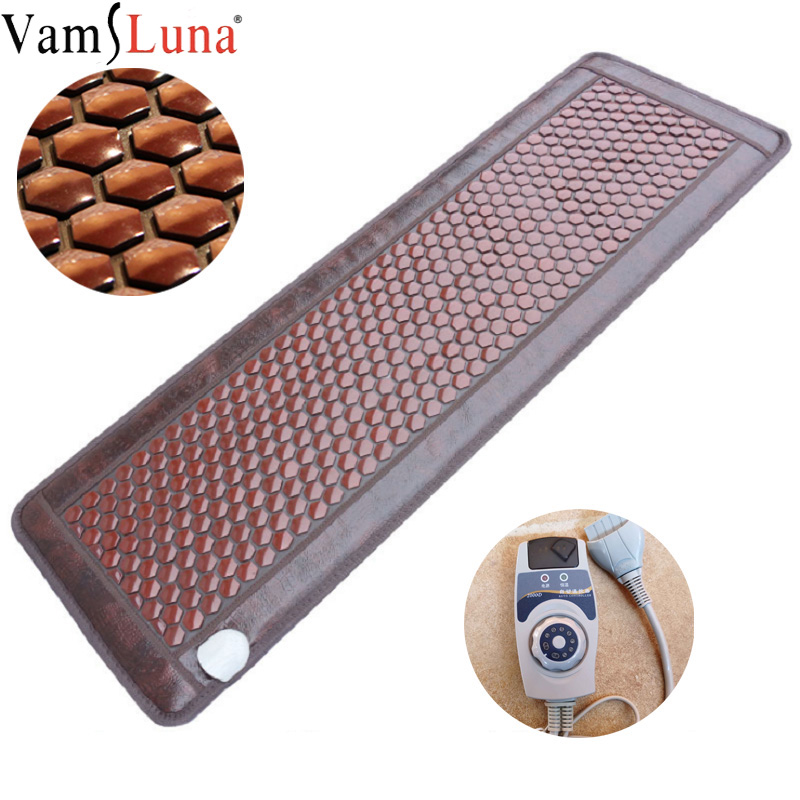 Best of Electric Heated Jade Germanium Stone Massage Mattress Natural Tourmaline Therapy Thermal Pad Infrared Heating Jade Sofa Bed Mat Reviews & Tips