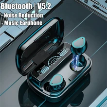 Écouteurs Bluetooth sans fil TWS, casque de sport, casque étanche avec micro, réduction du bruit, musique stéréo HIFI 9D, nouveau, 2023