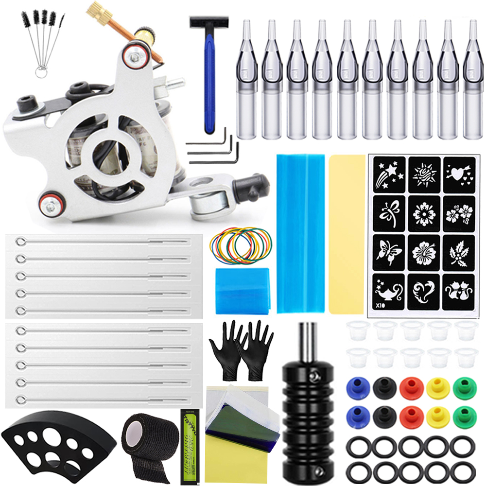 Best of Coil Tattoo Machine Kits Professional Tattoo Accessories Set Tattoo Guns Set With Tattoo Tips Needles For Tattooing Body Art Reviews & Tips