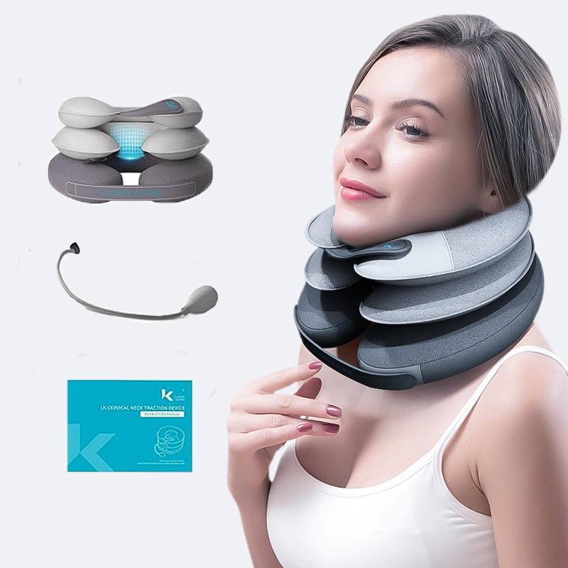 Best of Neck Stretcher With Removable Air Pump Cervical Traction Device Inflatable Neck Brace For Neck Pain Relief Reviews & Tips