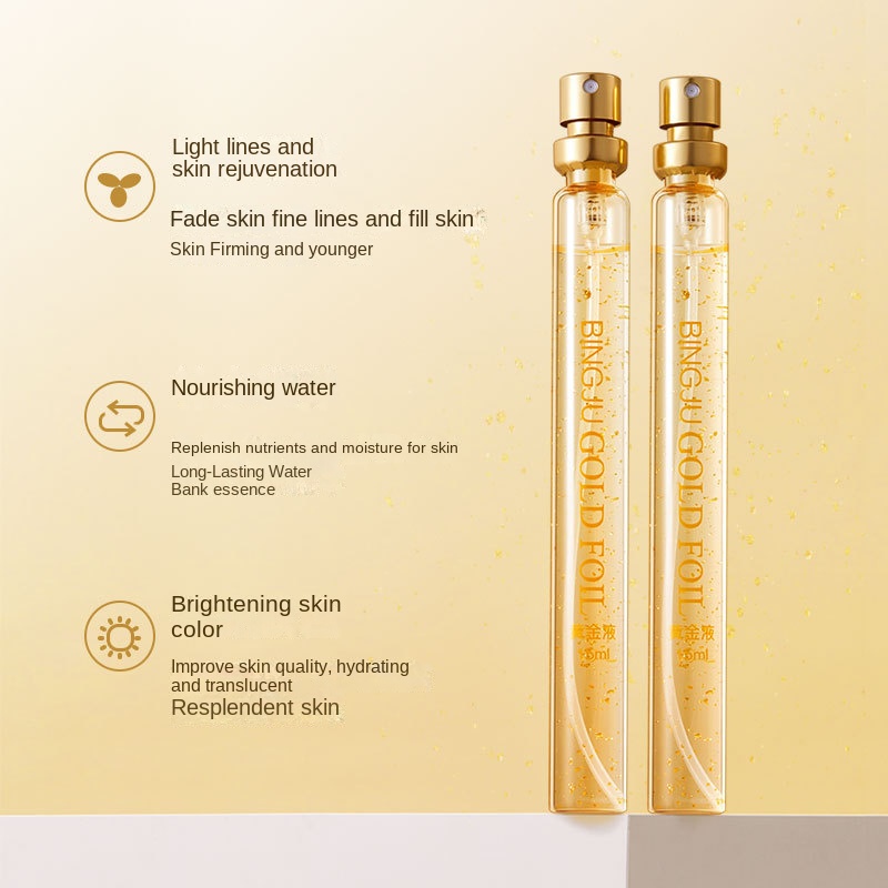 Best of Face Essence Active Collagen Silk Thread Face Serum Shrink Pores Anti-Aging Firming Moisturizing Hyaluronic Skin Care 24K Gold Reviews & Tips - Image 4