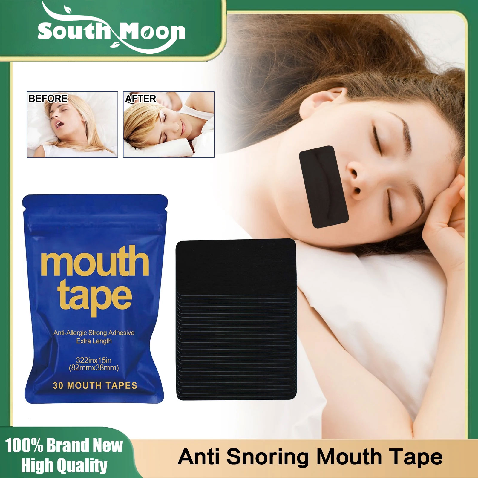 Best of Anti Snoring Mouth Tape Nighttime Sleeping Mouth Breathing Improvement Reduce Dry Mouth Promote Nose Breathing Health Care 30pcs Reviews & Tips