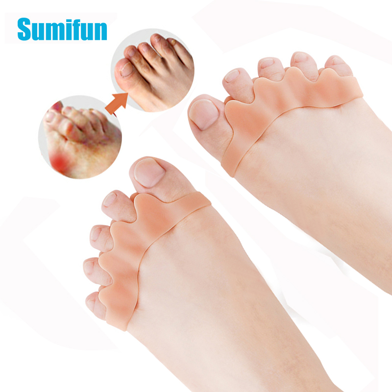 Best of 2pcs Silicone Gel Toe Separator Hallux Valgus Orthopedic Protector Thumb Corrector Spacers Bunion Relief Foot Care Tool Pedicura Reviews & Tips