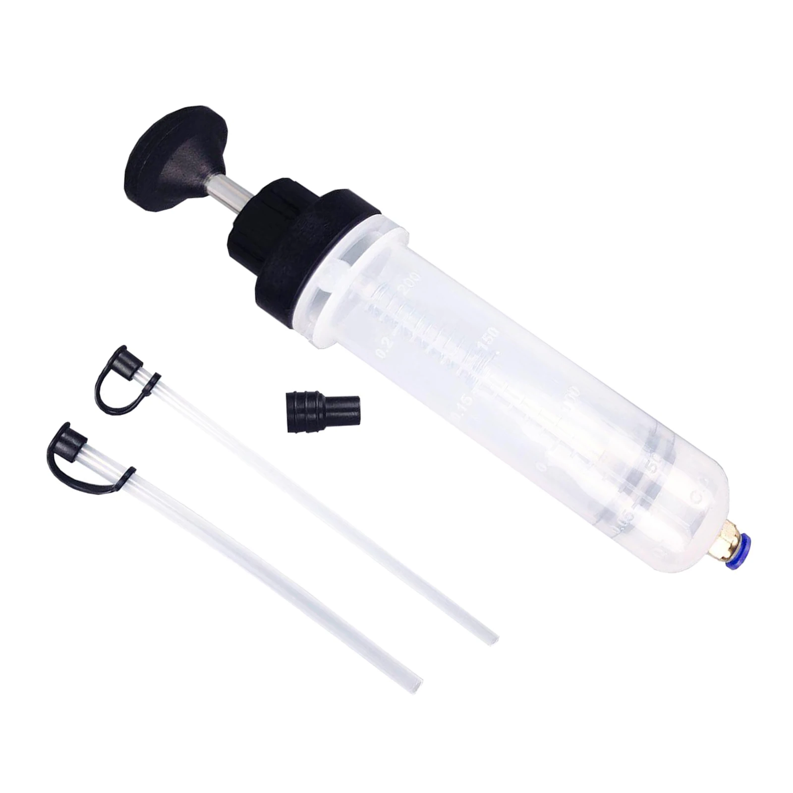 200cc Car Oil Fluid Extractor Pump Set Automotive Fluid Filling Syringe Delivery Bottle Manual Pump Car Oil Fluid Extractor