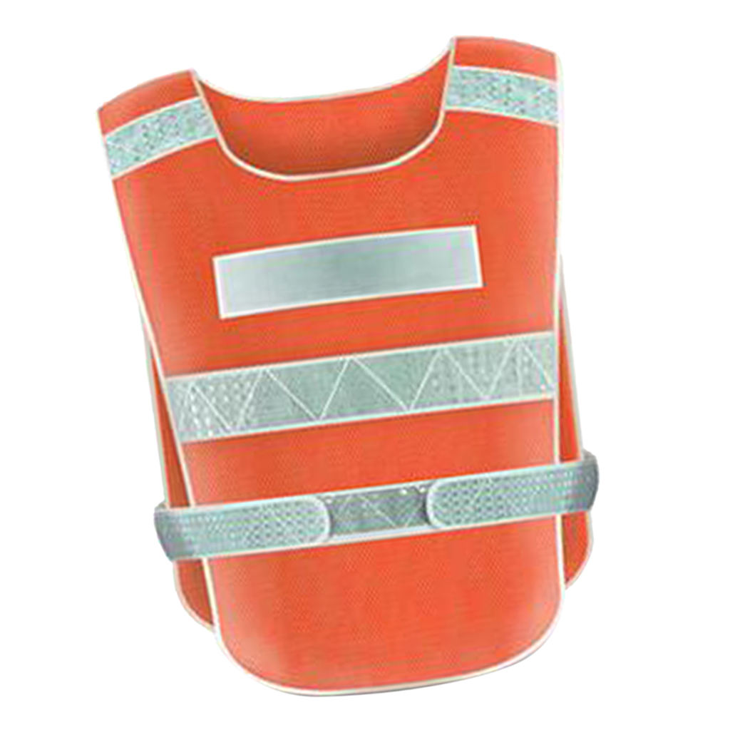 Adjustable Waist Hi-Vis Reflective Safety Vest for Running Construction Workwear