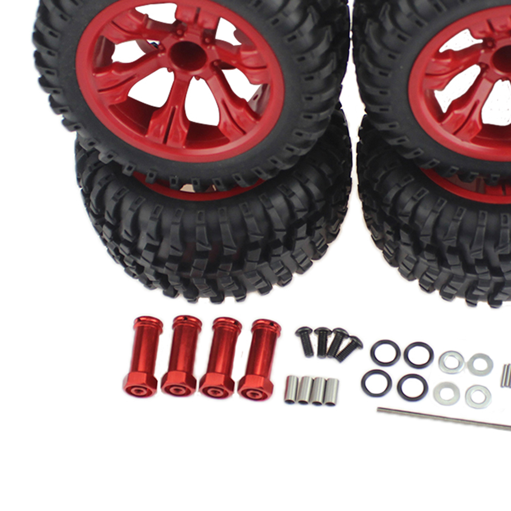 110mm Wheel Rim Tire & Hub Extented Combiner for WLtoys 144001 124019 124019