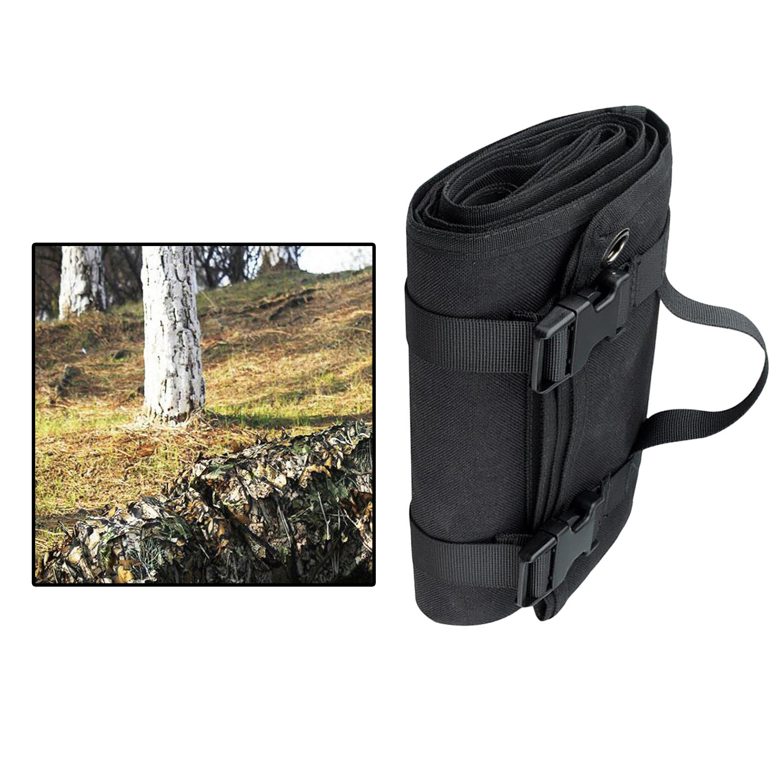 Portable Shooting Mat Roll Up Non Slip Outdoor Hunting Camping Mat Travelling Easy Carrying Portable Parts