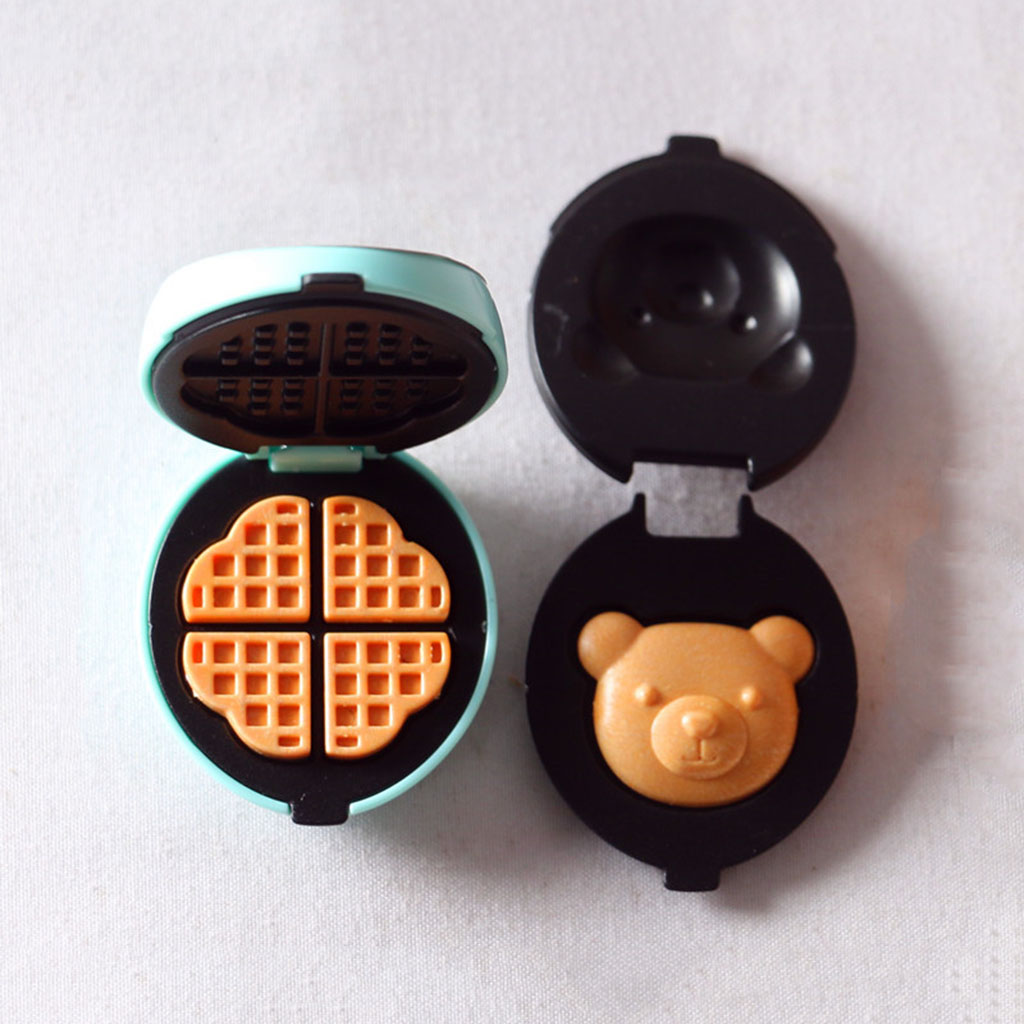 Miniature Electric Baking Pan Bread Maker for 1/6 1/12 Doll House Playset