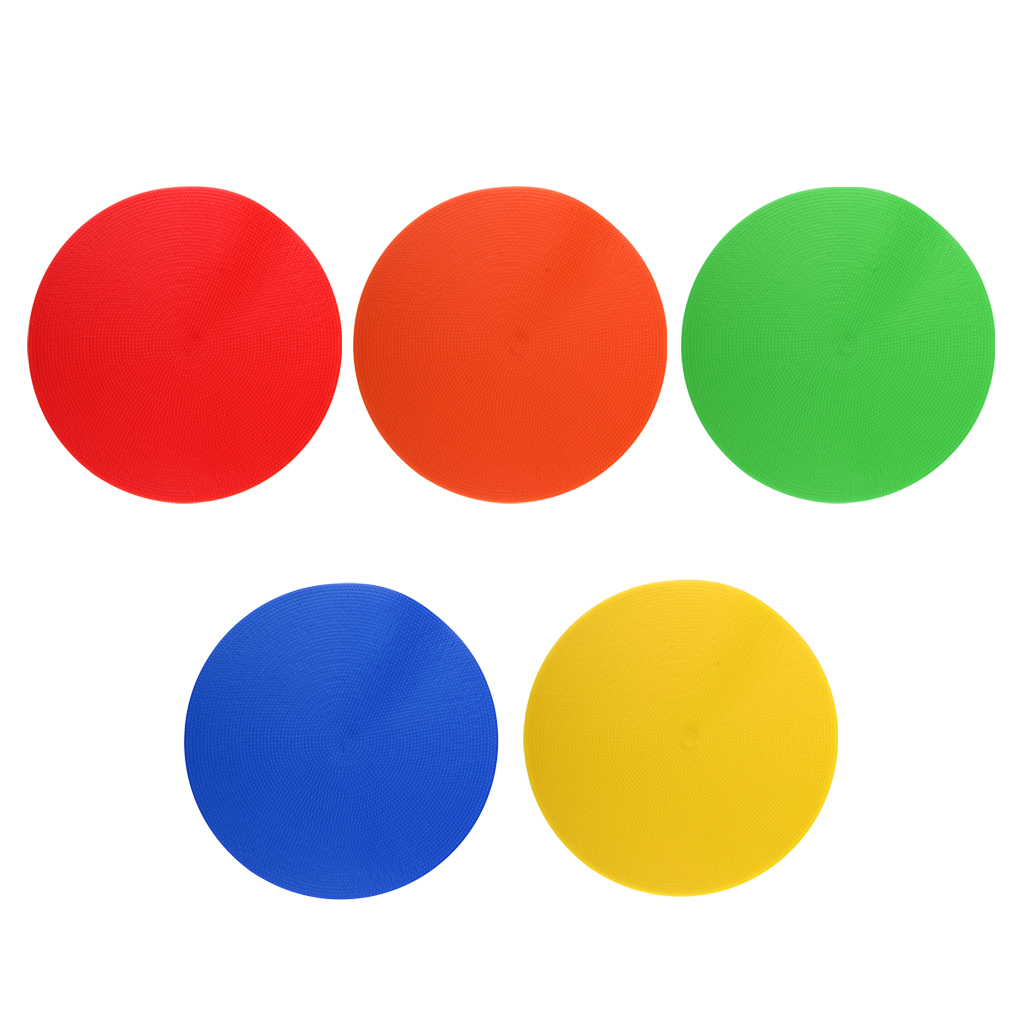 5PCS Round Spot Markers Anti  Skid Landmarks Track Field Equipment