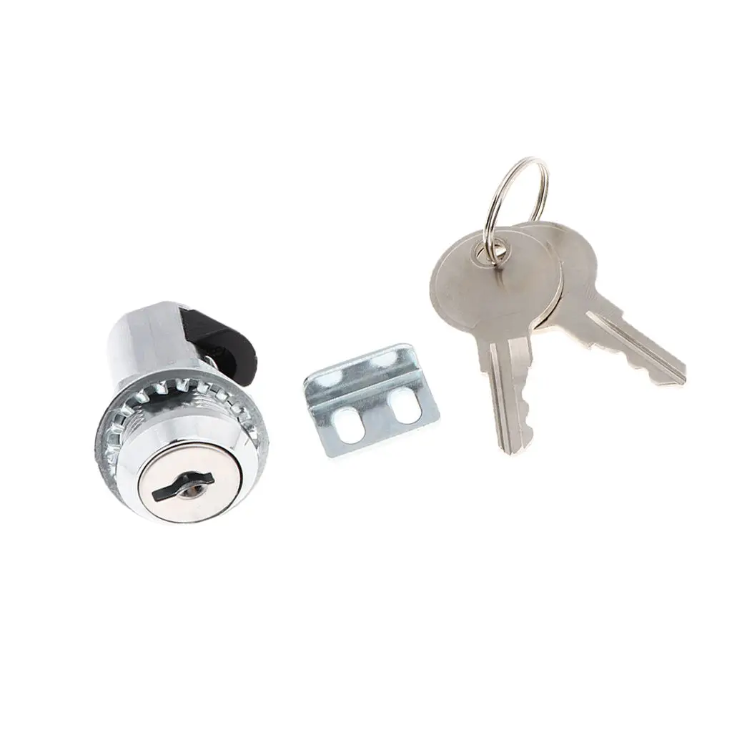 Zinc Alloy Push to Close Latch with Key for Boat and Motorbike Glovebox