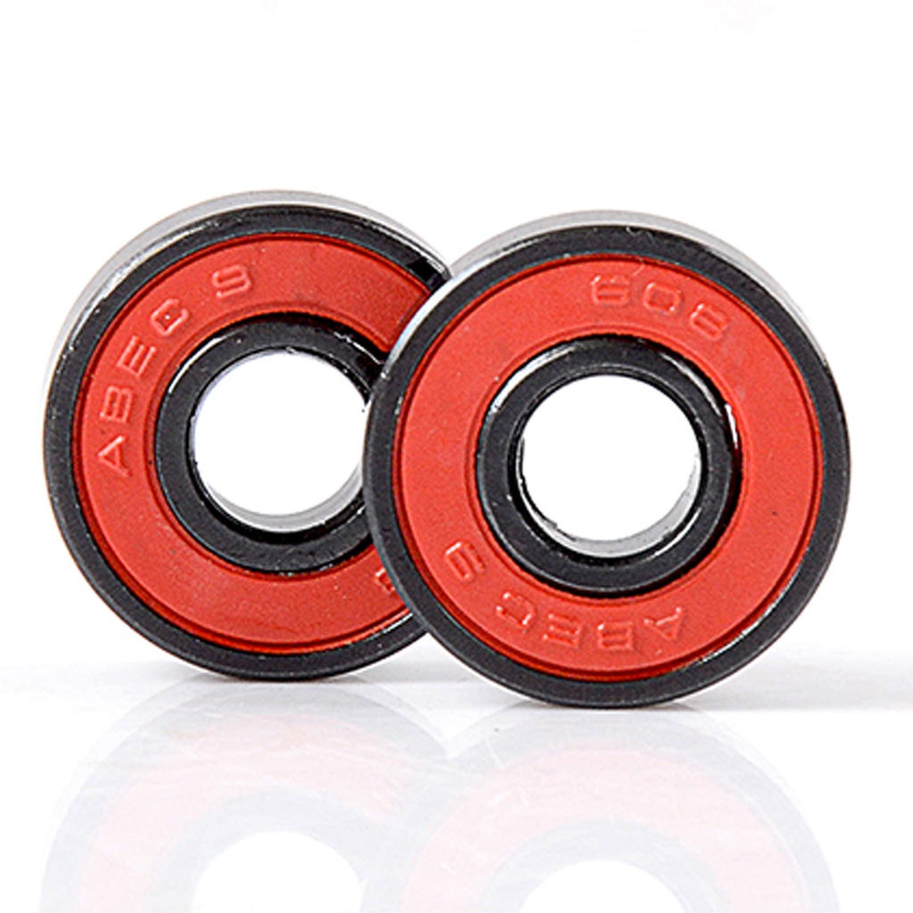 8pcs Professional Skateboard 608 Bearings ABEC-9 Inline Skate Longboard   Wheel Steel Ring Sports Accessoris Parts