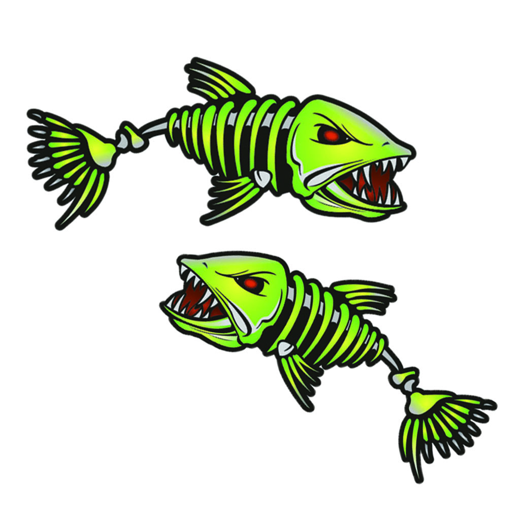 Kayak   Sticker       Bone   Decal   Self   Adhesive   Fishing   Car   Window