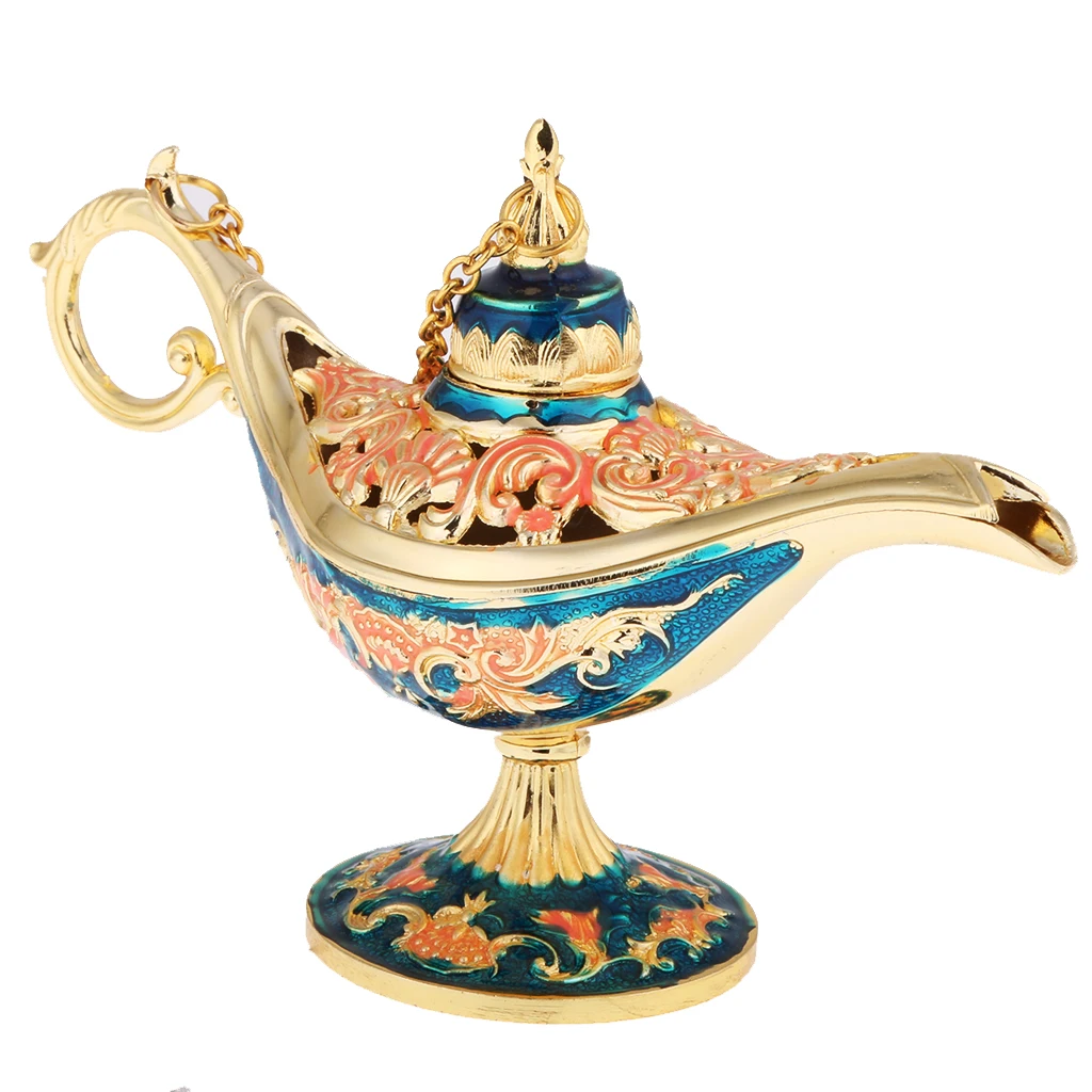 Aladdin`s Lamp  Lamp Made of Zinc Alloy Perfect As An Incense Burner,