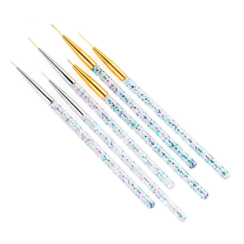 Best of 3Pcs Acrylic French Stripe Nail Art Liner Brush Set Ultra-thin Line Drawing Pen UV Gel Manicure Painting Brush Reviews & Tips