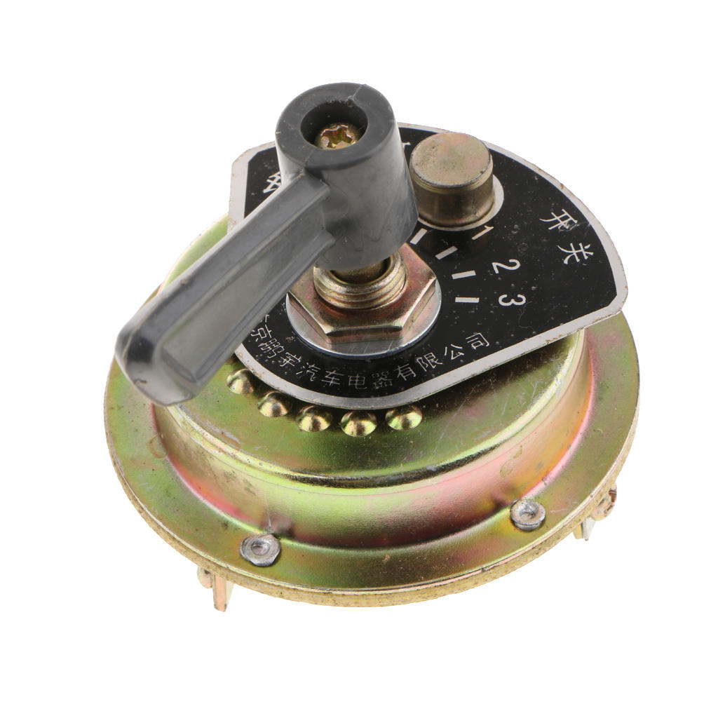 Tractor Forklift Truck Scooter 3 Position Switch Lock for Headlight Lamp