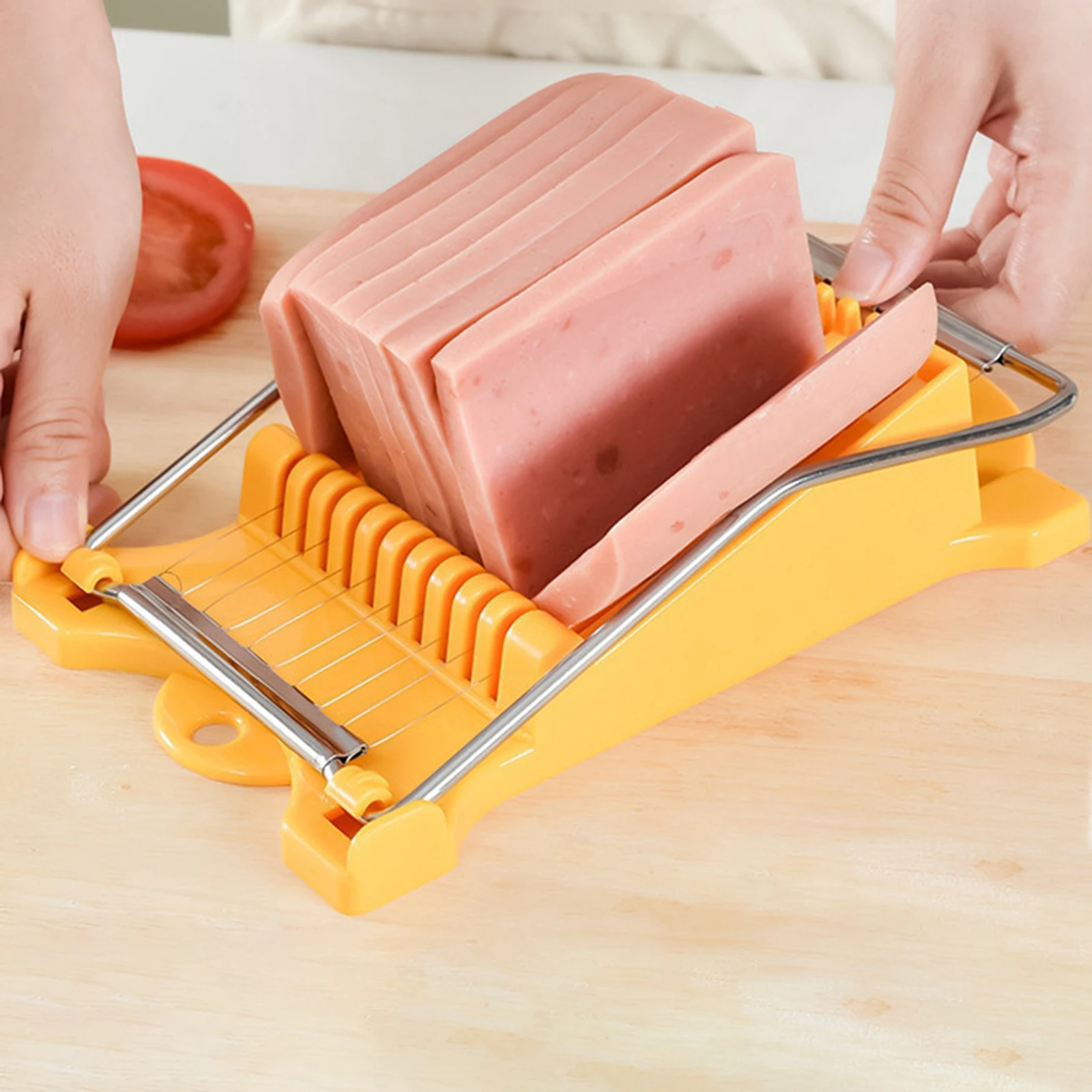 Luncheon Meat Spam Cheese Slicer Quality Stainless Steel Wire Slicer BPA Free 