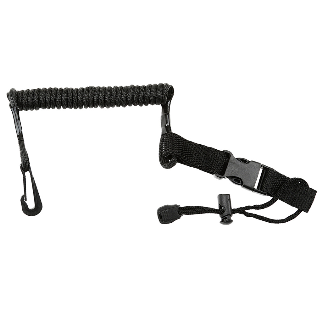 Safety Paddle Rod Leash Bungee Tether For Kayak Canoe Inflatable Dinghy Rib