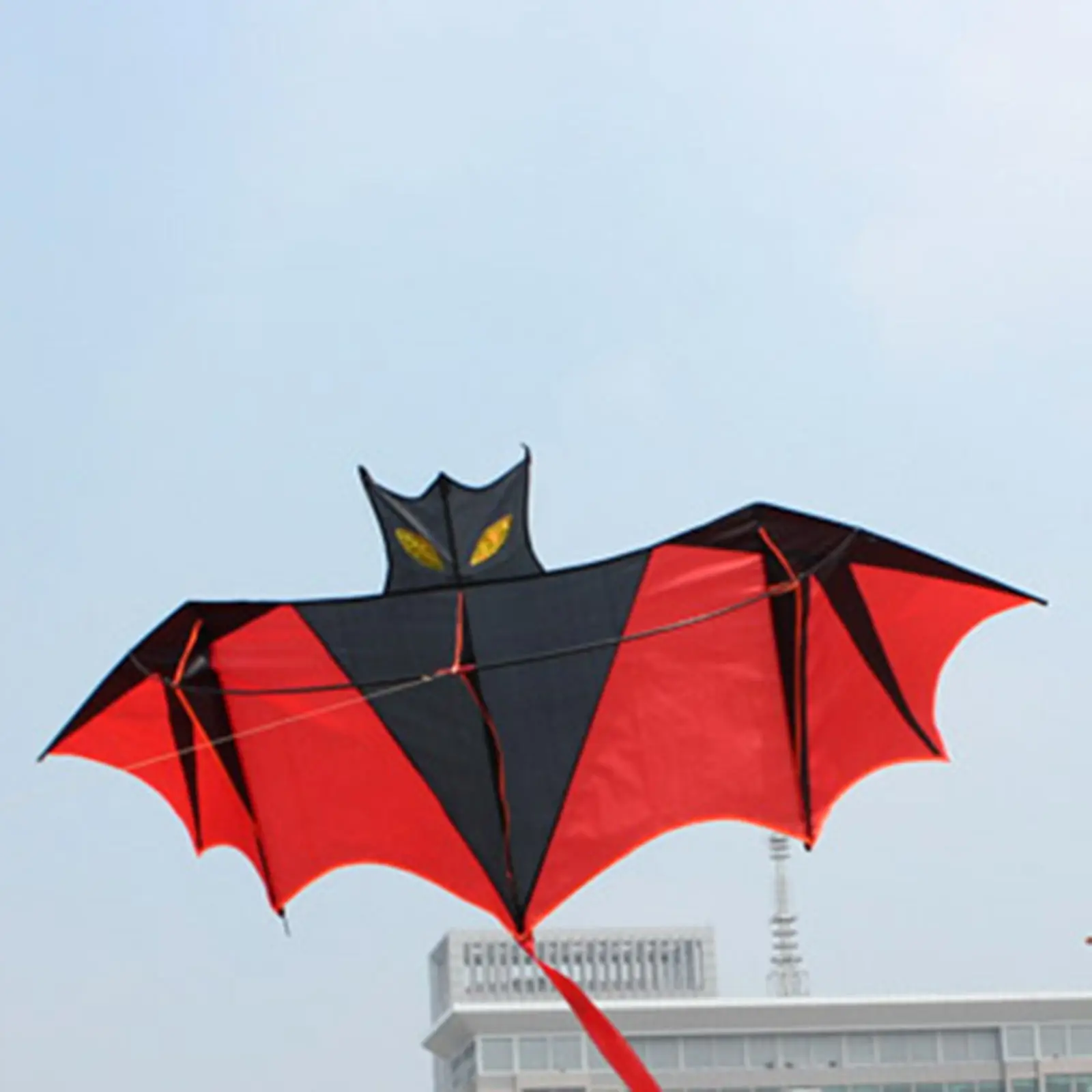 Outdoor Bat Kite Easy to Fly Kids Toys Handle with 30M String Family Outdoor Games for Garden Park