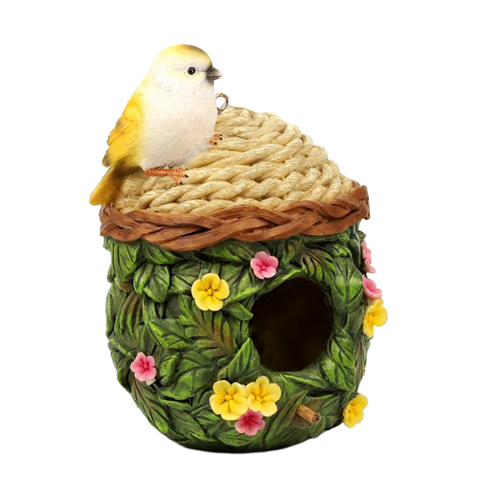 Hand-Painted ing Birdhouse Garden Bird House Birds Nesting Box