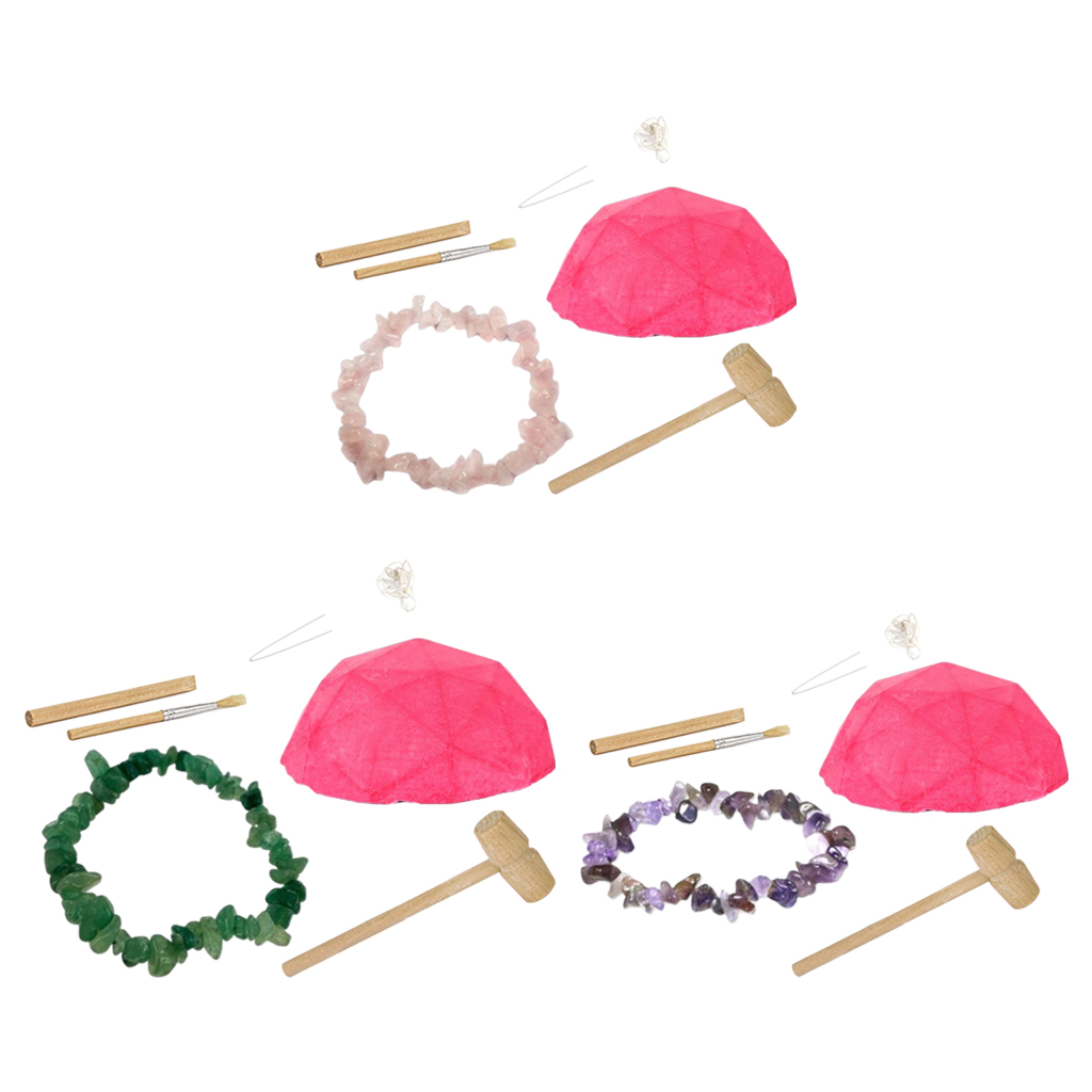 Fun Science Rock Digging Kits Excavation DIY Model Geology Children Educational Toys Activities Birthday Gift