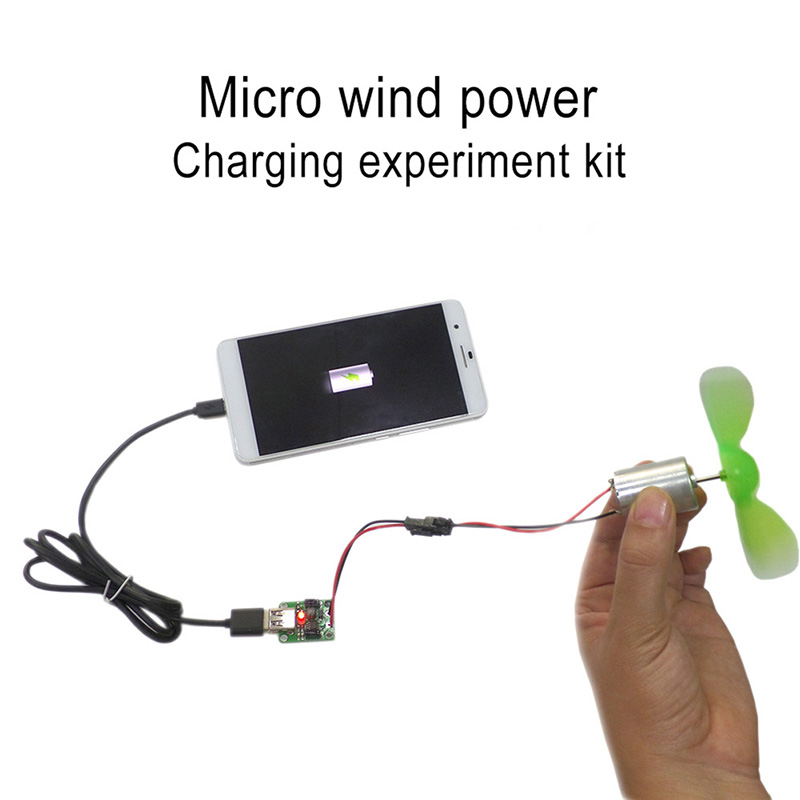 Description Picture 6 of itemUSB 5V Mini Portable Miniature Wind Power Generator Set Turbine Motor Alternator Emergency Phone Charger for Outdoor Gift
