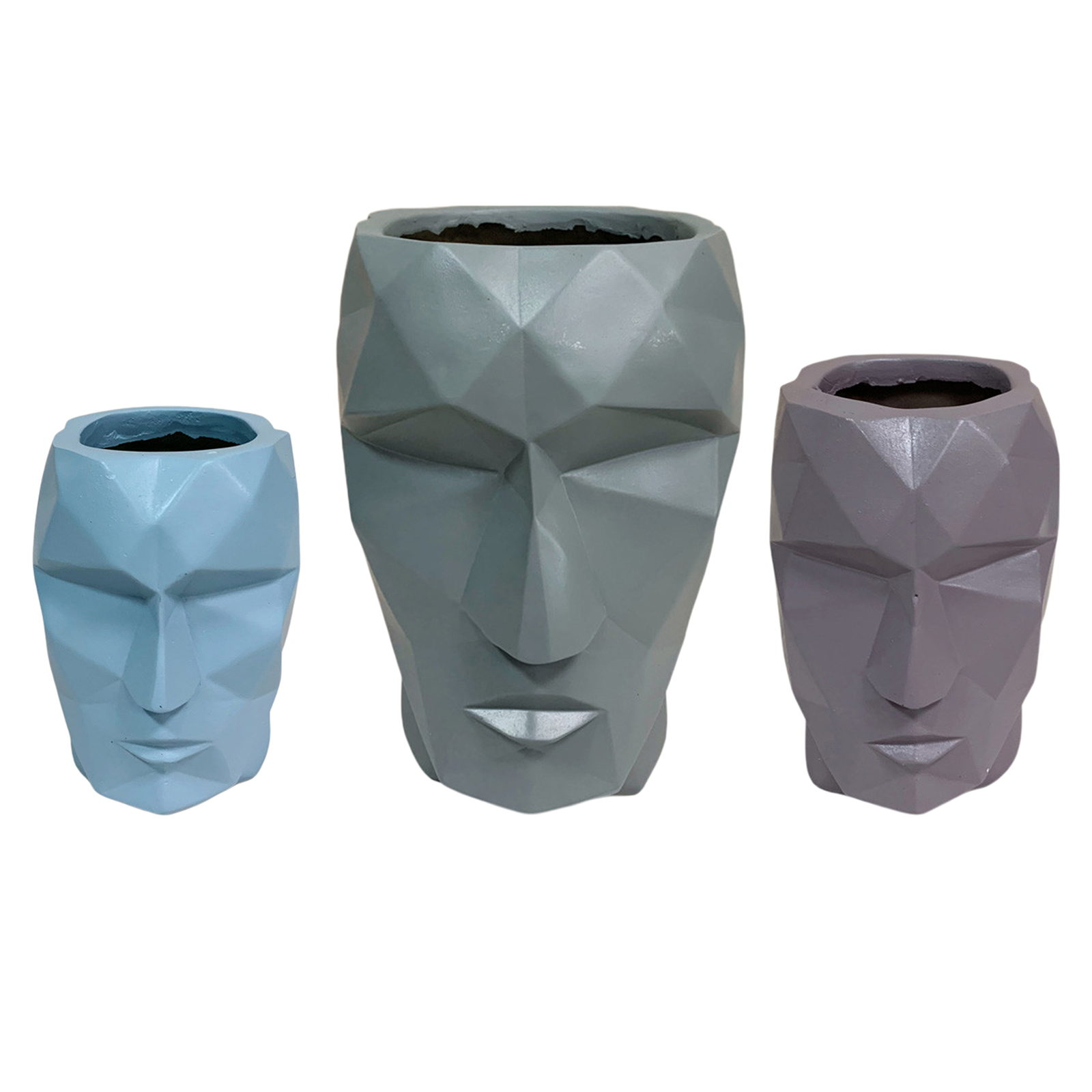 Portrait Face Head Flower Pot Dried Flowers Decorative Vase Plant Pots Home