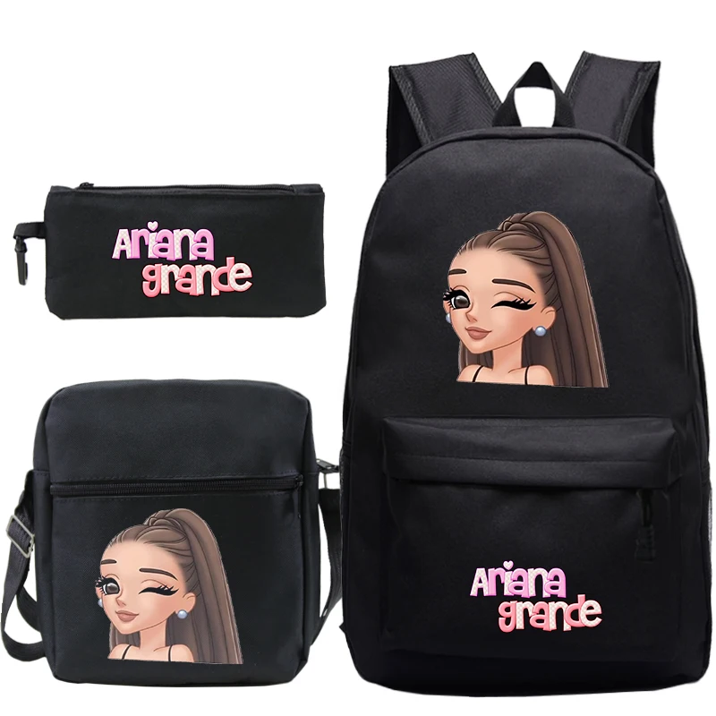 Ariana grande escola mochila para meninas adolescentes