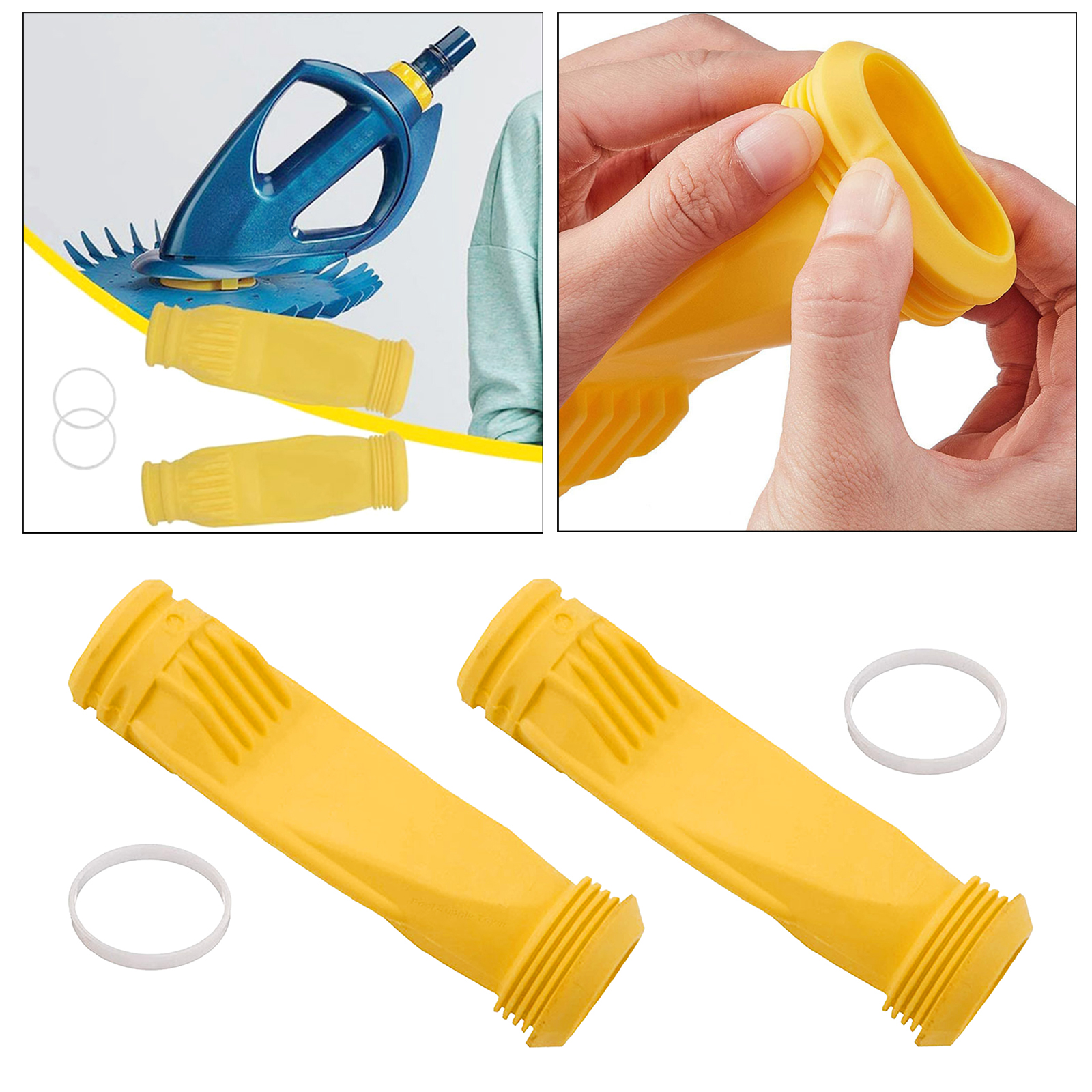 2 Piece Premium Long Life Diaphragm with Retaining Rings for Zodiac Baracuda G3 G4 Pool Cleaner Cleaning Parts