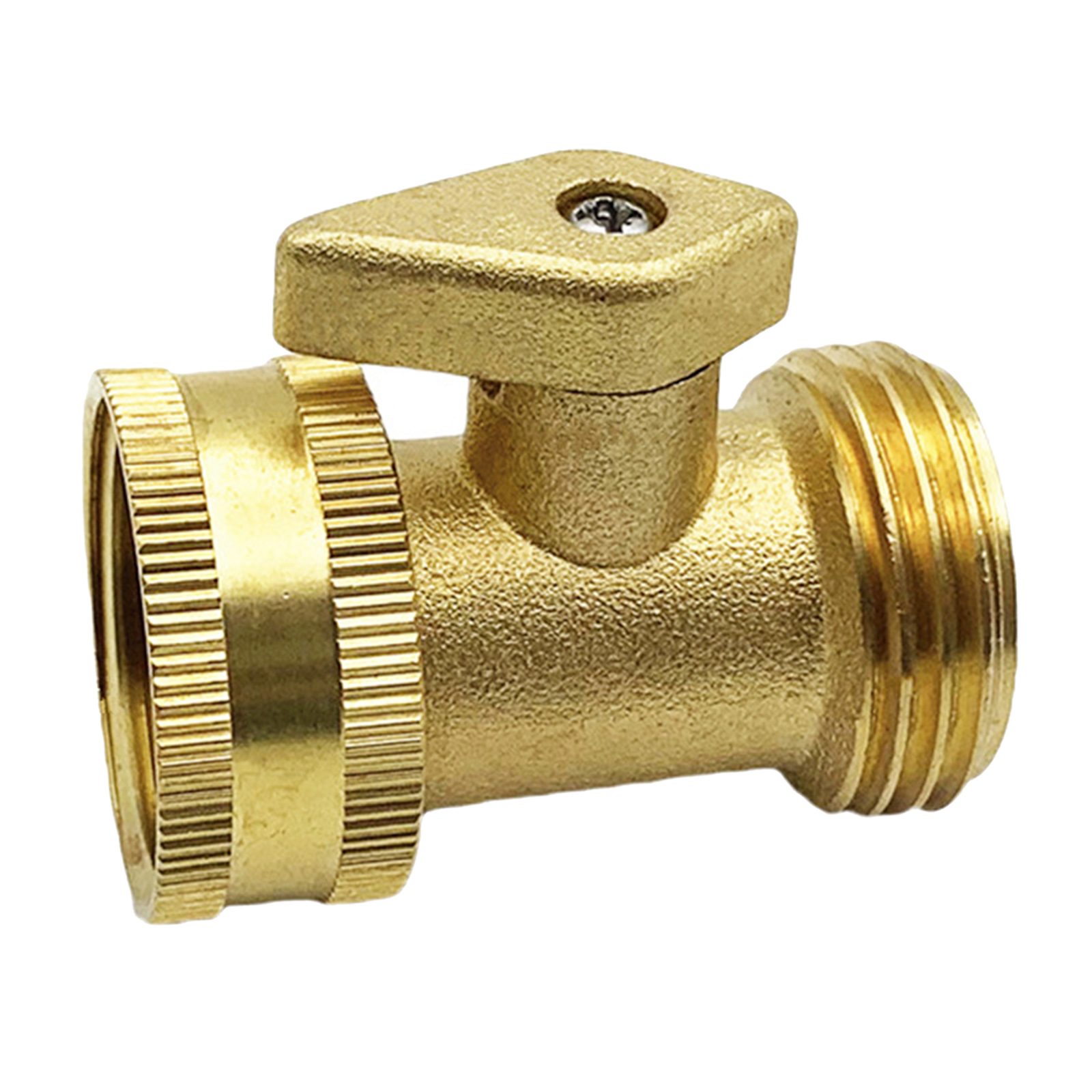 Brass 3/4'' Garden Hose Valve Pipe Faucet Adapter Faucet Parts Gardening