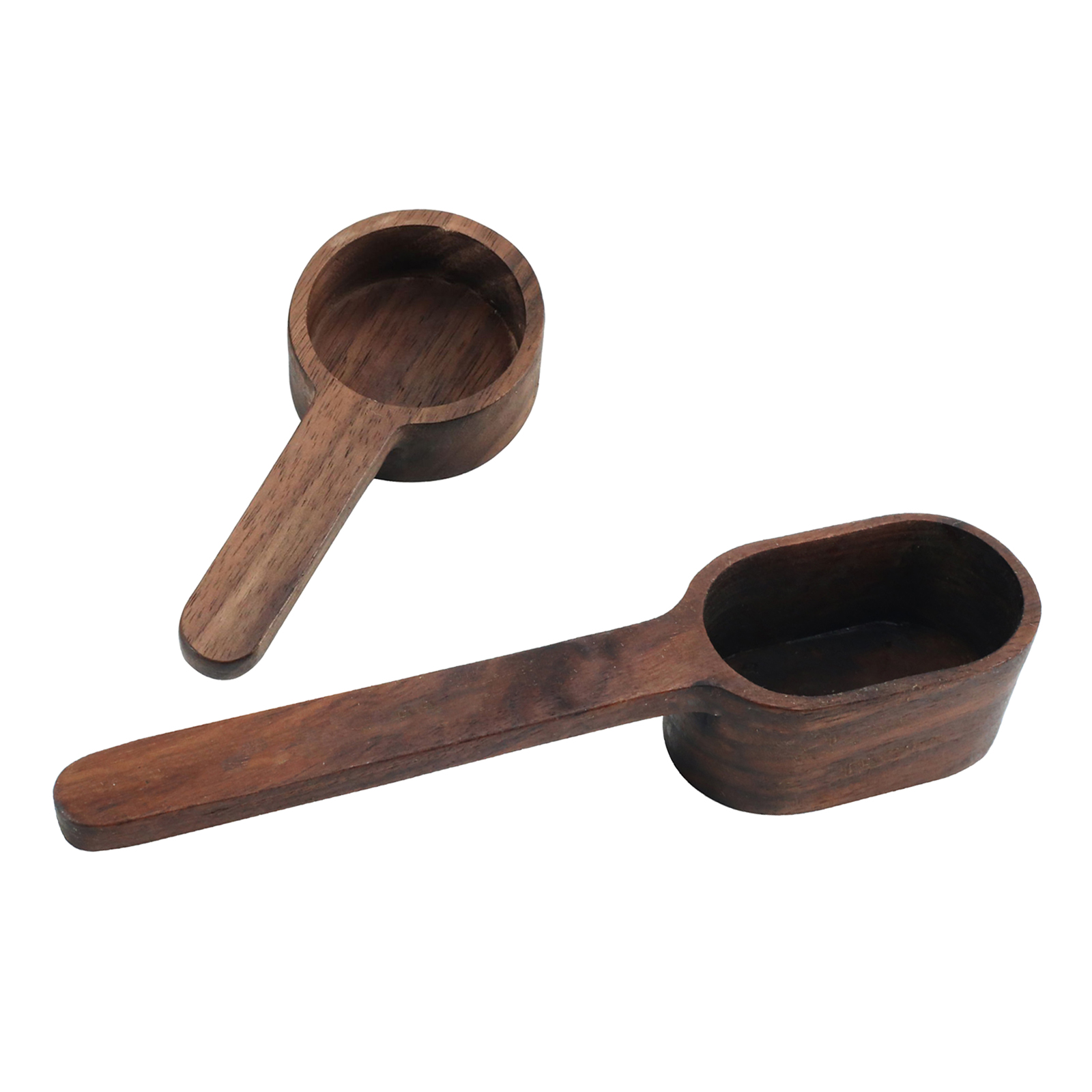 Walnut Wooden Measuring Spoon Scoop Coffee Beans Kitchen Home Baking Tool Measuring Tools For Kitchen