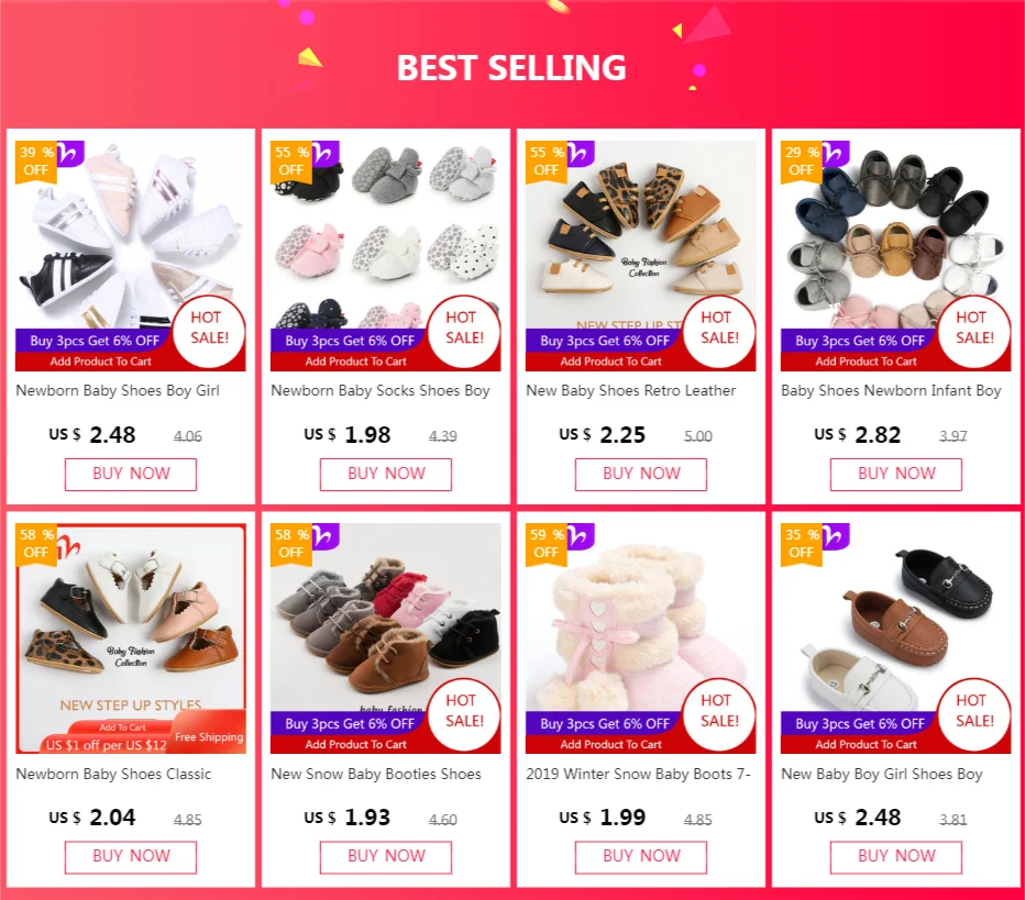 2019 Winter Snow Baby Boots 7-Colors Warm Fluff Balls Indoor Cottton Soft Rubber Sole Infant Newborn Toddler Baby Shoes