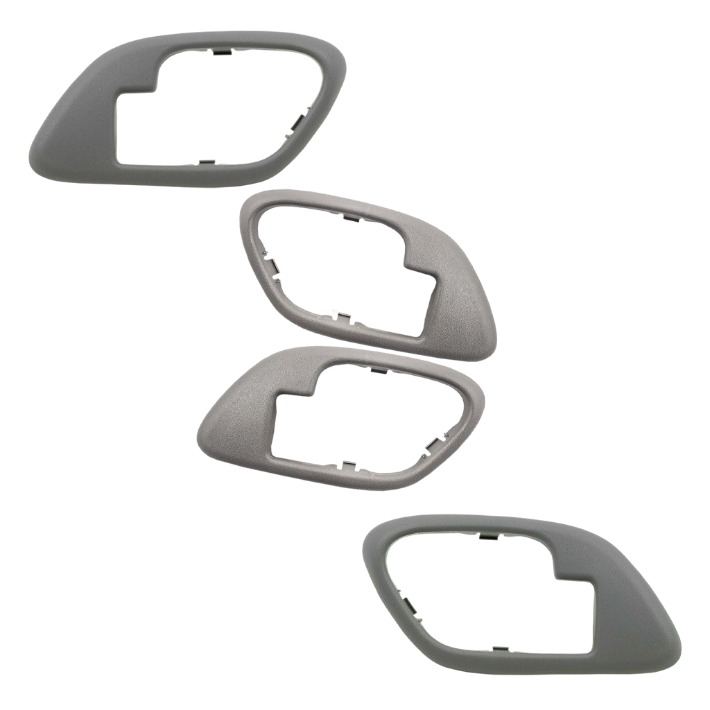 Interior Inside Inner Gray Door Handle Trim Bezels 15708080 for GMC C1500 C2500 C3500 K1500 K2500