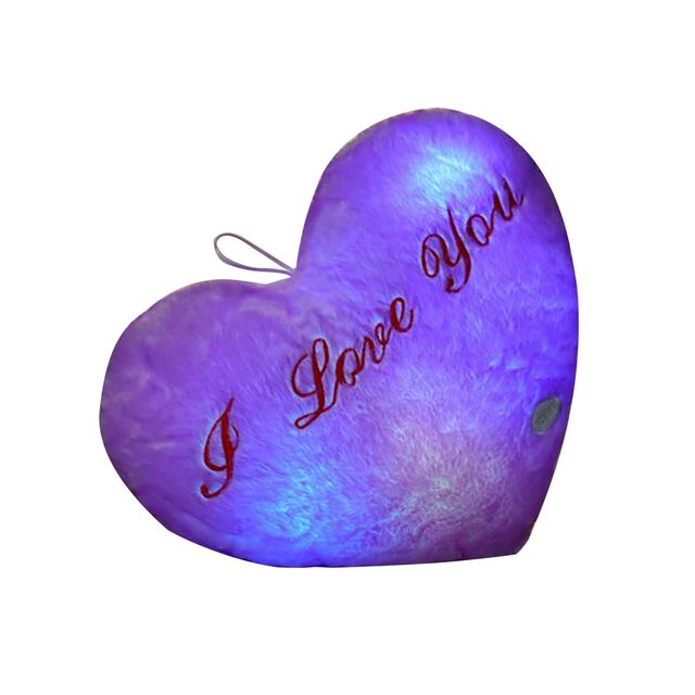 Light up hotsell heart pillow