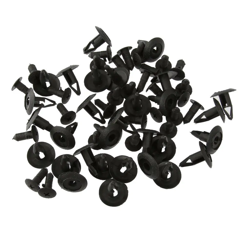 30pcs Nylon Bumper Fastener Rivet Retainer for Mazda 63854-01A00