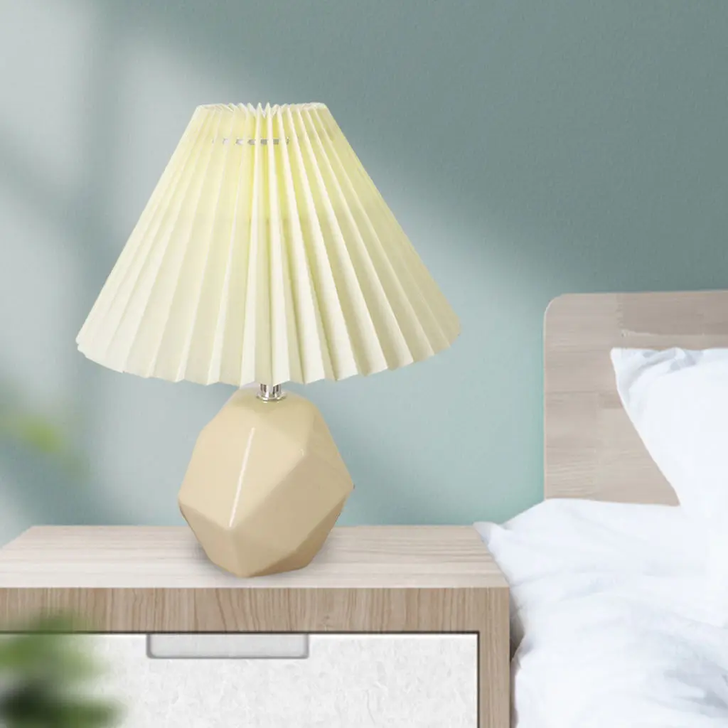 Marble Base Table Lamp Bedside Nightstand Light for Bedroom Studying Lighting Home Restaurants Desktop Decor