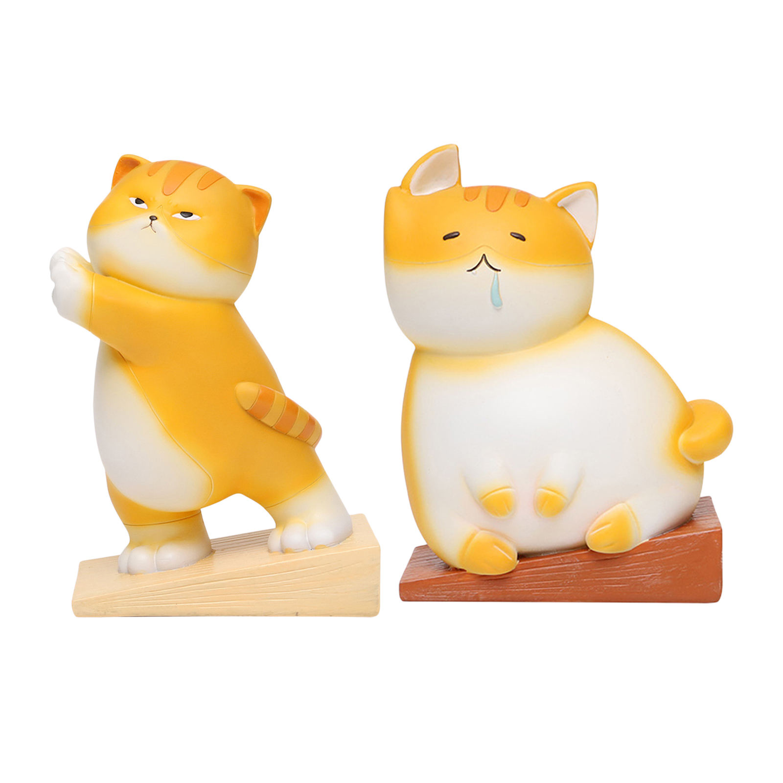 Cute Cat Door Stopper Wedge – Sturdy Door Stop, Floor Doorstop Ensures Tight Fit for Gaps up Home Office Hotel Supplies