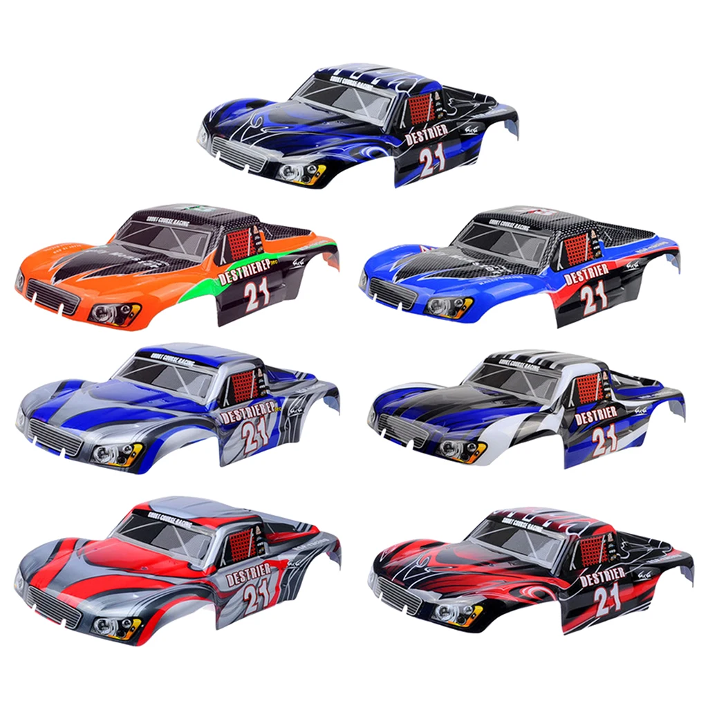 RC ABS Plastic Body Shell Cover with Stickers Decor Replacement for HSP 94155 94170 RC 1/10 Scale  Car DIY Upgrade Accessory