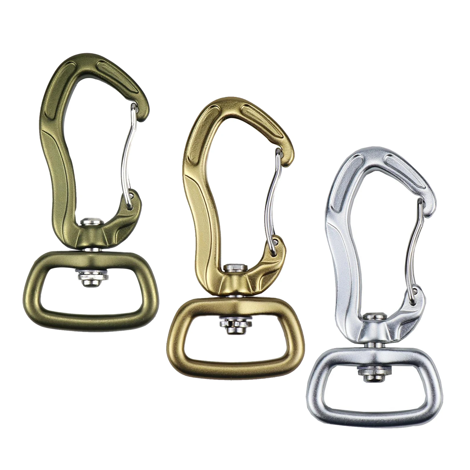 360 Rotatable Carabiner for Outdoor Camping Hiking Hanging Keychain