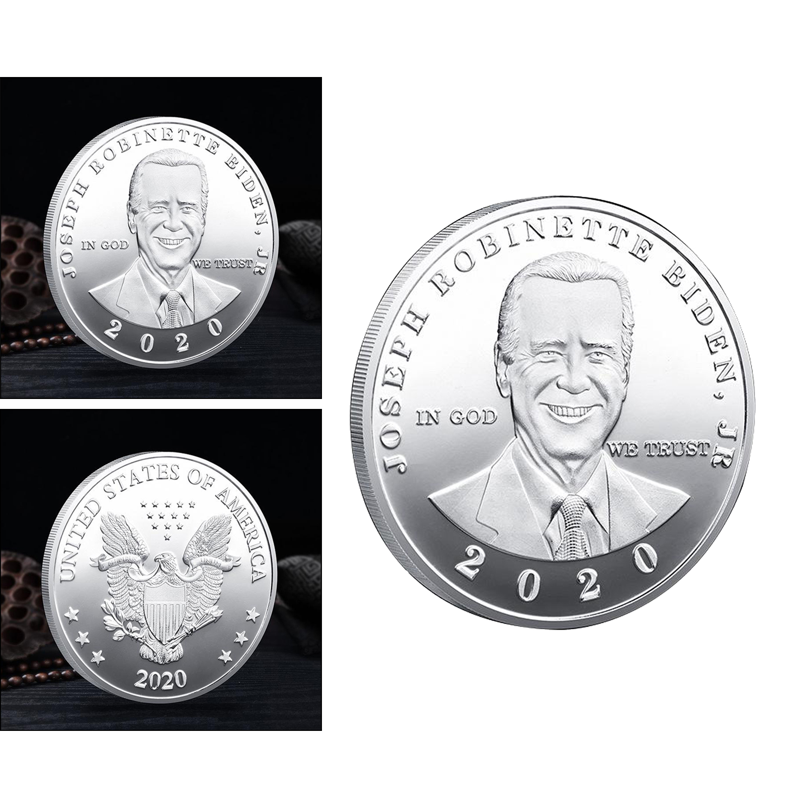 Novelty Silver Plated American 46th President President of the United States Biden Coin  Coin Commemorative Gift