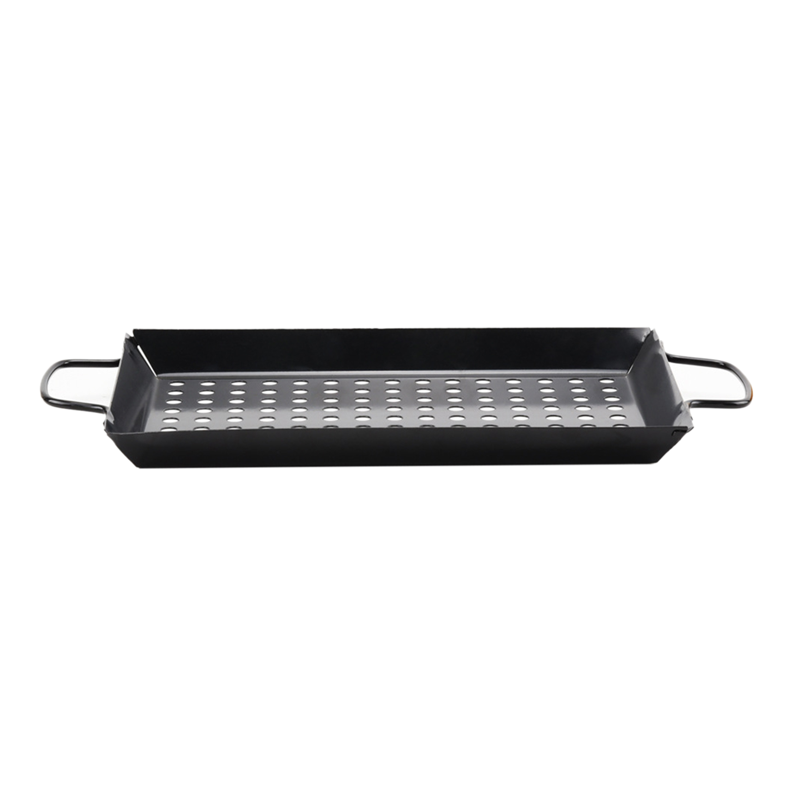 Grill Topper BBQ Grilling Pans Non-Stick Barbecue Trays with Holes for Cooking Meat, Vegetables, and Seafood, Easy to Clean