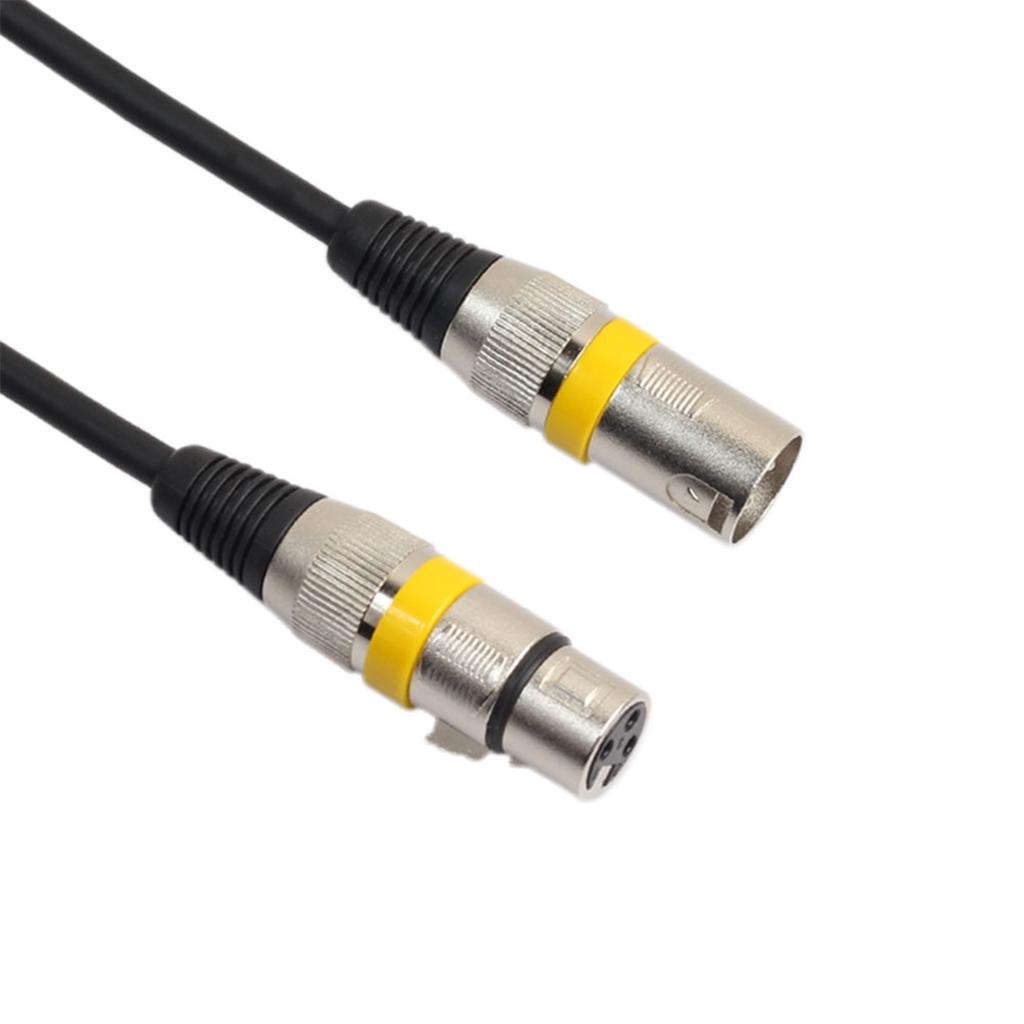 Durable 5PCS PVC XLR Male to Female Guitars Stereo Amplifier Audio Cables Cords 300cm/9.84ft