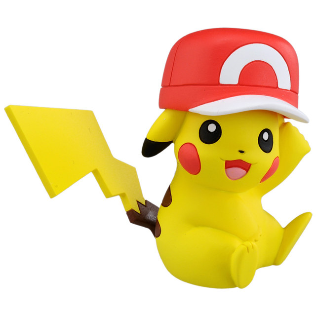 Takaratomy Pokemon Sun & Moon - Ash's Pikachu Alola Cap Action Figure