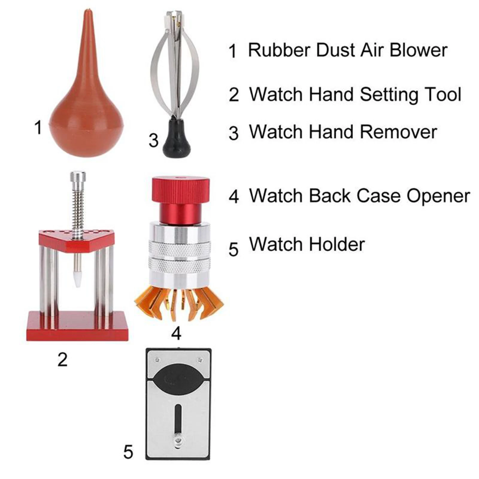 1Set Watch Repair Tools Kit Fixed Plate Needle Punching Machine Claw Opener