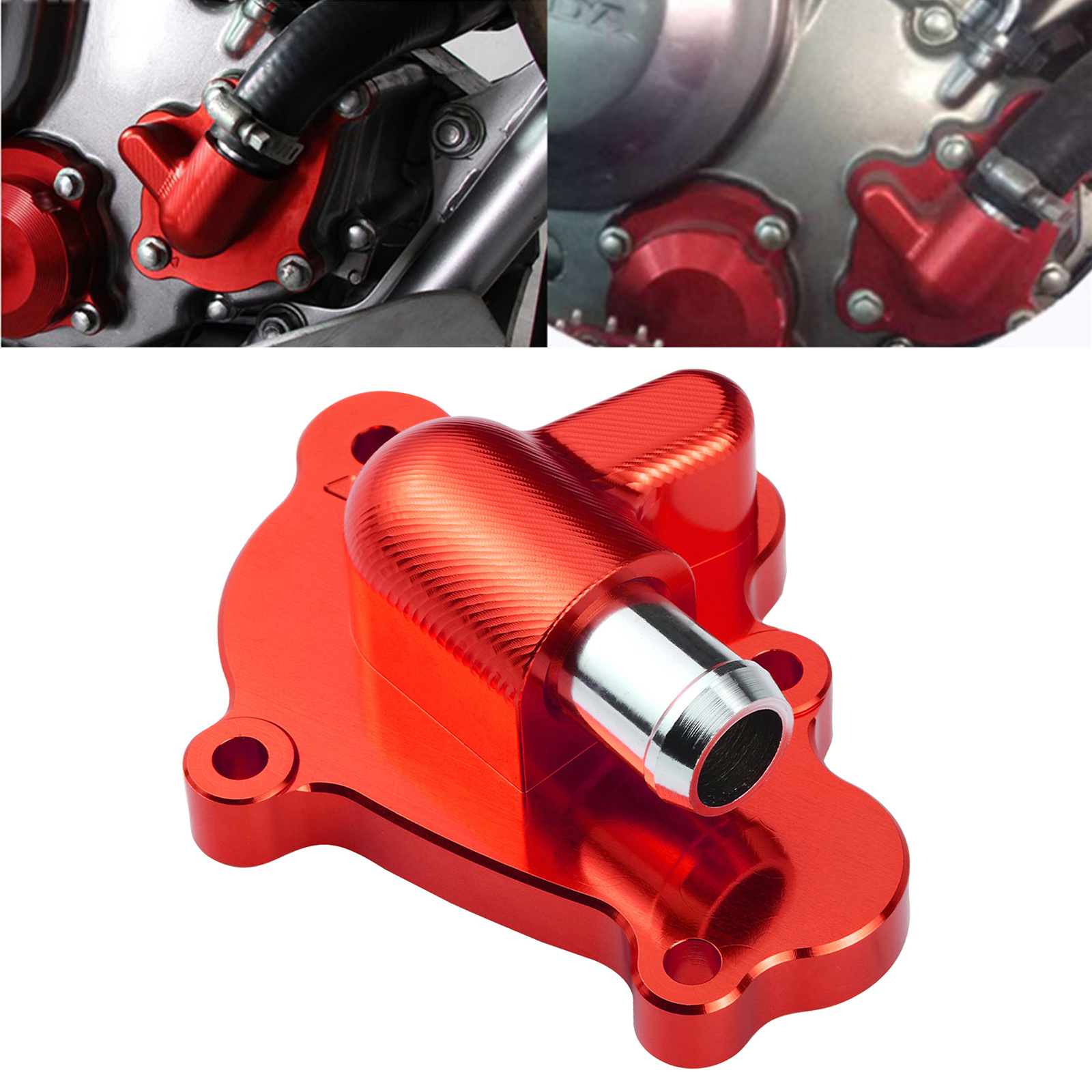 Red CNC Water Pump Cover Compatible For Honda CRF250L 2012-2015 Replace