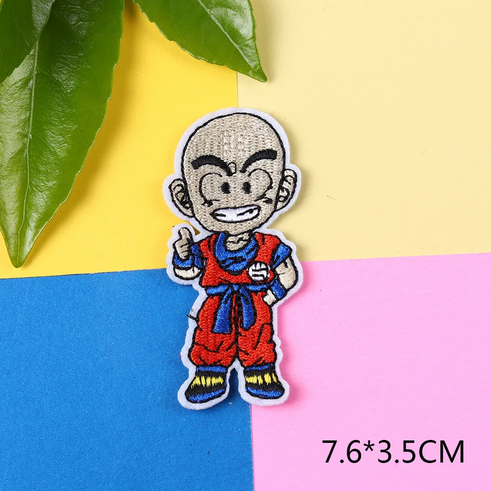 Dragon Ball Z patches Embroidery cartoon clothing stickers anime cartoon clothes patches Garment stickers embroidery stickers stitching material online