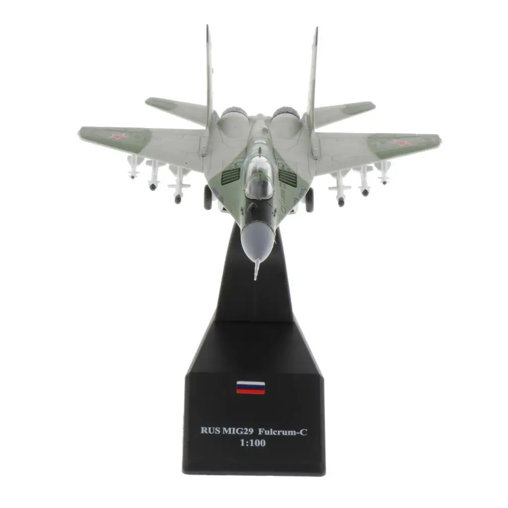 1/100 MIG-29 Diecast Metal Fighter Plane Model Airplane Commemorative Collection